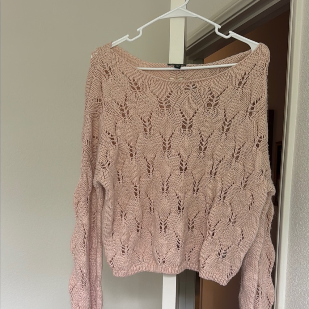Pink Knit Sweater